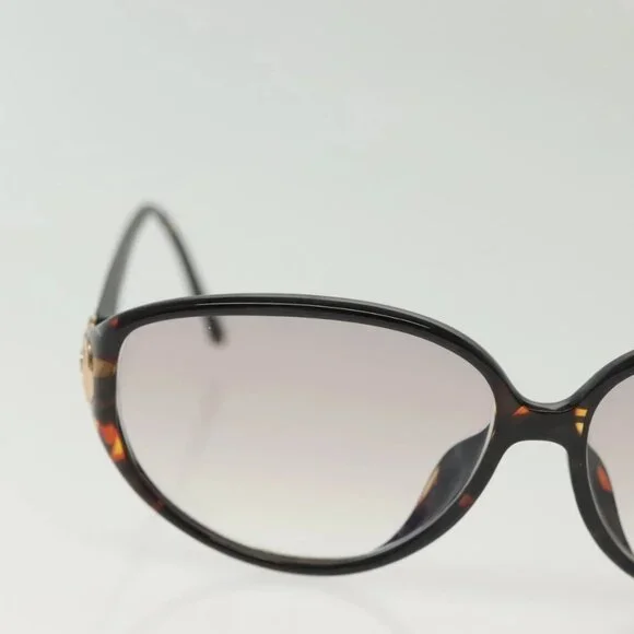 Christian Dior Sunglasses Plastic 2 Set Black Brown Auth BA5045